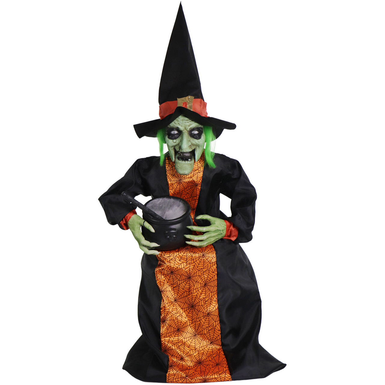 Haunted Hill Farm Polly Potions the Animatronic Sitting Talking Witch ...