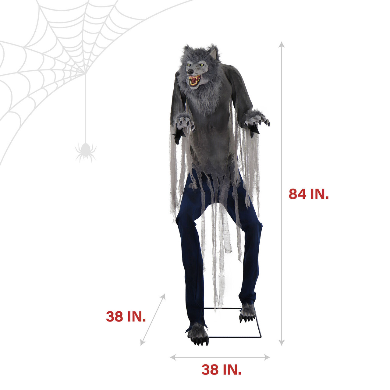 Haunted Hill Farm 7Ft. Tall MotionActivated Towering Werewolf by SVI
