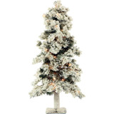 Fraser Hill Farm Snowy Alpine Tree, Various Size Options