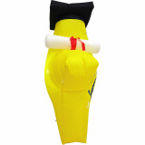 Fraser Hill Farm 4-Ft Tall Congrats Grad Star, Outdoor / Indoor Blow Up Inflatable with Lights