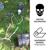 Ground-Breaking Skeleton Stakes, Outdoor Halloween Lawn Decoration