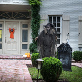 5.8-Ft. Animatronic Witch with Lights and Sound, Indoor/Covered Outdoor Halloween Decoration
