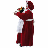 Fraser Hill Farm Fraser Hill Farm 3-Ft Music and Motion African American Mrs Claus with Apron - Animated Indoor Holiday Home Decor, FMC036-1RD1-AA