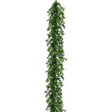 Fraser Hill Farm 9-Ft. Boxwood Decorative Garland