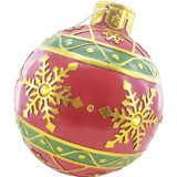 Fraser Hill Farm Time 18-In. Resin Oversized Christmas Ornament w/ LED Lights, Indoor or Covered Outdoor