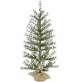 Fraser Hill Farm Fraser Hill Farm Set of 3 Farmhouse Fir Trees with Warm White LED Lights 3-Ft, 4-Ft, and 5-Ft