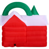 Fraser Hill Farm 7-Ft Pre-Lit Inflatable Santas Workshop,