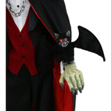 Haunted Hill Farm 5.5-Ft. Tall Motion-Activated Vampire Host by SVI, Premium Talking Halloween Animatronic, Plug-In