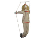 4.6-Ft. Swinging Clown with Lights and Sound, Indoor or Covered Outdoor Halloween Decoration