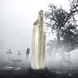 5.6-Ft. Animatronic Ghost Bride with Lights and Sound, Indoor or Covered Outdoor Halloween Decoration