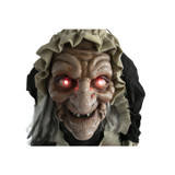 5-Ft. Animatronic Zombie Maid with Lights and Sound, Indoor or Covered Outdoor Halloween Decoration