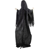 Haunted Hill Farm 67-In. Azrail the Animated Welcome Reaper, Indoor or Covered Outdoor Halloween Decoration, Battery Operated