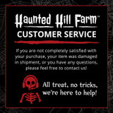Haunted Hill Farm 63-In. Thanatos the Talking Skeleton Reaper w/ Moving Mouth, Indoor or Covered Outdoor Halloween Decoration, Battery-Operated