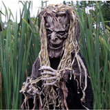 6.3-Ft. Animatronic Tree Man with Lights and Sound, Indoor or Covered Outdoor Halloween Decoration