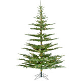 Fraser Hill Farm 7.5-ft. Ranch Pine Artificial Christmas Tree with Warm White Micro LED Lights