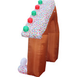 Fraser Hill Farm 8-Ft. Tall Prelit Gingerbread Arch Inflatable