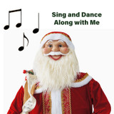 Fraser Hill Farm 58-In. Dancing Santa with Naughty & Nice List, Gifts and Toy Sack, Life-Size Motion-Activated Christmas Animatronic