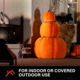 2.4-Ft. Pumpkin Stack with Stakes for Indoors & Covered Outdoors