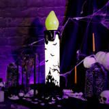 3.3-Ft. LED Flicker Wick Halloween Candle Blow Mold for Indoors & Covered Outdoors, Plug Operated