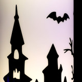 3.3-Ft. LED Flicker Wick Halloween Candle Blow Mold for Indoors & Covered Outdoors, Plug Operated