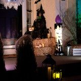 3.3-Ft. LED Flicker Wick Halloween Candle Blow Mold for Indoors & Covered Outdoors, Plug Operated