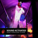 7.1-Ft. Standing Animated Painting Clown Animatronic
