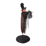 6-Ft. Standing Scarecrow Animatronic with Animated Crow