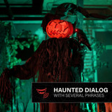 6-Ft. Standing Scarecrow Animatronic with Animated Crow