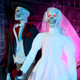 6.1-Ft. Undead Bride & Groom Animatronics