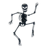 2.3-Ft. LED Metal Skeleton Decoration with Stake for Indoors & Covered Outdoors, (2 AA)