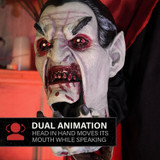 5.9-Ft. Decapitated Vampire Holding Head Animatronic