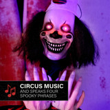 5.6-Ft. Standing Pop-Up Clown Animatronic