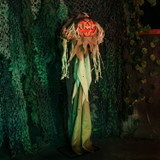 5.4-Ft. Standing Head Dropping Pumpkin Man Animatronic