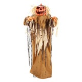 5.4-Ft. Standing Head Dropping Pumpkin Man Animatronic