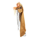 5.4-Ft. Standing Head Dropping Pumpkin Man Animatronic