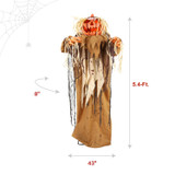 5.4-Ft. Standing Head Dropping Pumpkin Man Animatronic