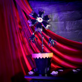 2-Ft. LED Metal Flower in Pot Decoration with Stake for Indoors & Covered Outdoors, (2 AA)
