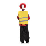 5.7-Ft. Standing Animated Clown Courier Animatronic