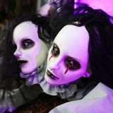 4-Ft. Crawling Double Head Girl Animatronic