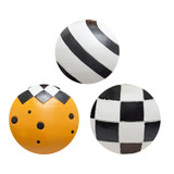 3.9-Ft. Halloween Finial with Multicolor Polka Dot, Checkerboard & Swirl