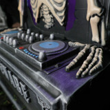 3-Ft. Tombstone Skeleton DJ Animatronic with Light and Music