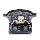 3-Ft. Tombstone Skeleton DJ Animatronic with Light and Music