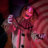 6-Ft. Hanging Animated Clown Animatronic