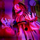 6-Ft. Hanging Animated Clown Animatronic