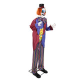 5.9-Ft. Standing Animated Clown Animatronic