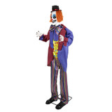 5.9-Ft. Standing Animated Clown Animatronic