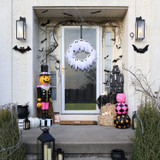 4-Ft. Pumpkin Head Nutcracker with LED Jacket Buttons, Battery Operated (3 AA)