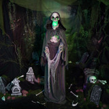 5.5-Ft. Standing Stretching Reaper Animatronic