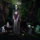 5.5-Ft. Standing Stretching Reaper Animatronic