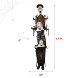 5.7-Ft. Standing Animated Triple Zombie Boys Animatronic